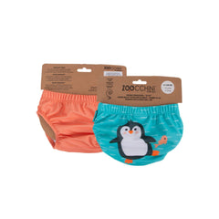 Zoocchini UPF50 Swim Diaper Set of 2 (Baby/Toddler) - Parker the Penguin | The Nest Attachment Parenting Hub