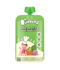 Peachy Baby Food Apple, Spinach & Sweet Potato Purée 6m+ | The Nest Attachment Parenting Hub