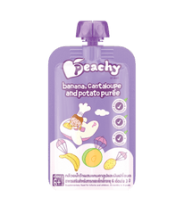 Peachy Baby Food Cantaloupe, Banana and Potato Purée 6m+ | The Nest Attachment Parenting Hub
