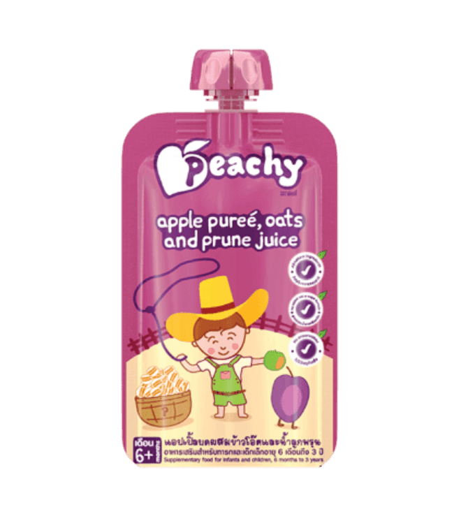 Peachy Baby Food Oat, Prune & Apple Purée 6m+ | The Nest Attachment Parenting Hub