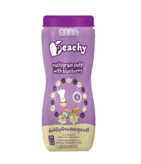 Peachy Multigrain Puffs with Blueberry 40g (12m+) | The Nest Attachment Parenting Hub