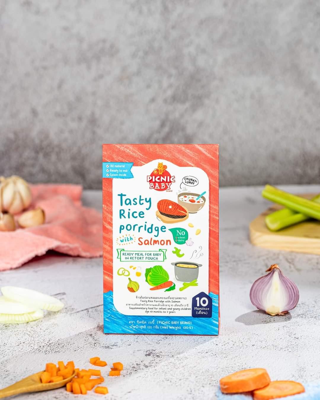 Picnic Baby Tasty Porridge with Salmon 120g (10m+) | The Nest Attachment Parenting Hub