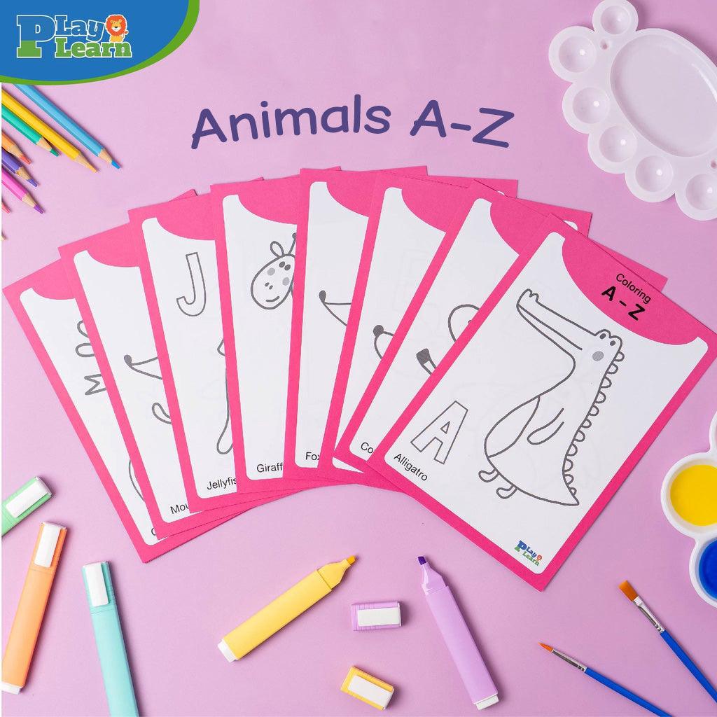 Play Learn Coloring Pad Set A5 | The Nest Attachment Parenting Hub