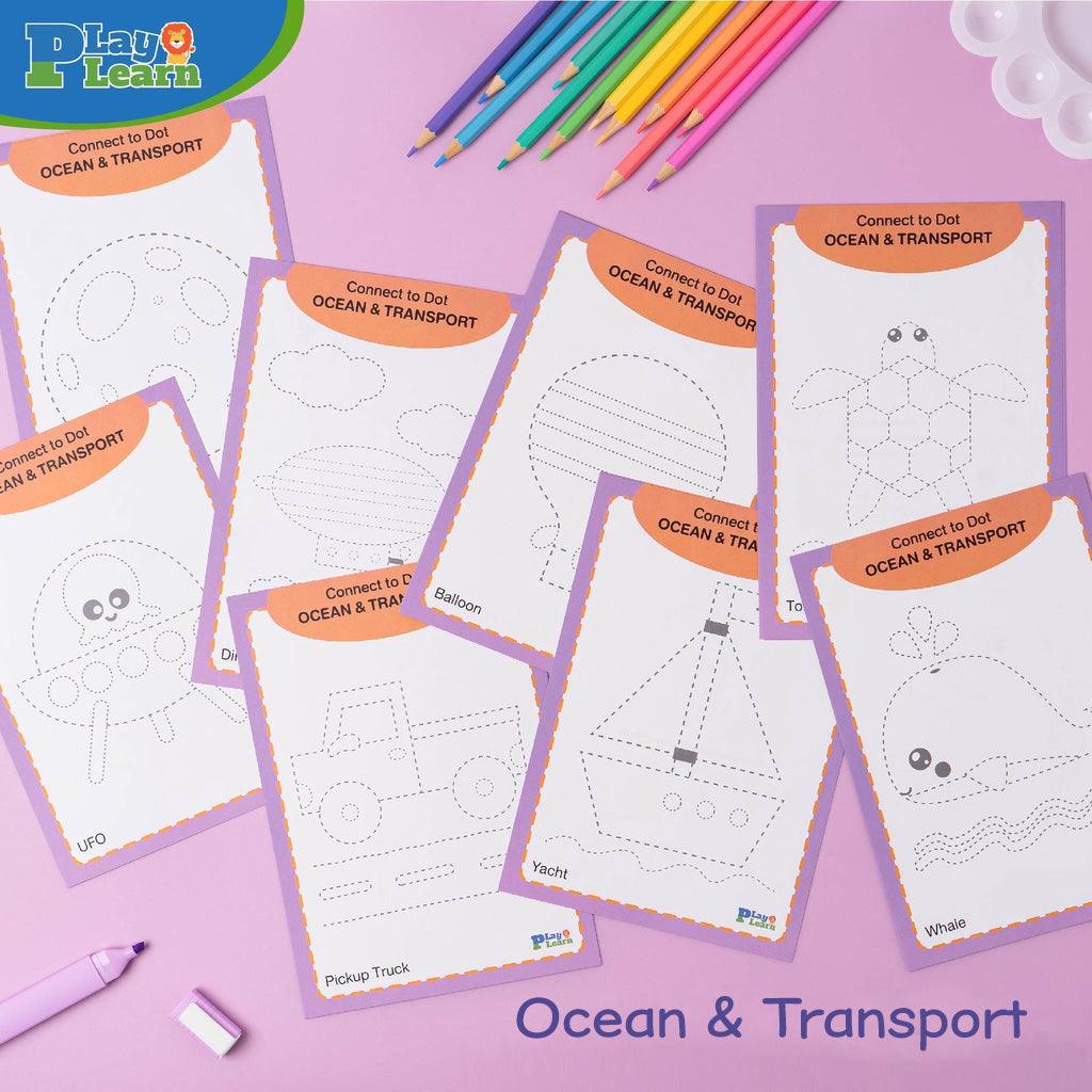 Play Learn Coloring Pad Set A5 | The Nest Attachment Parenting Hub