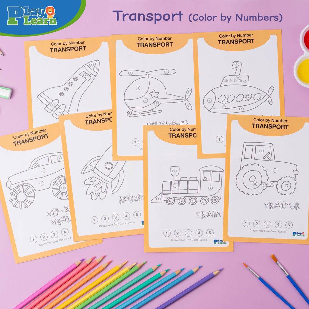 Play Learn Coloring Pad Set A5 | The Nest Attachment Parenting Hub