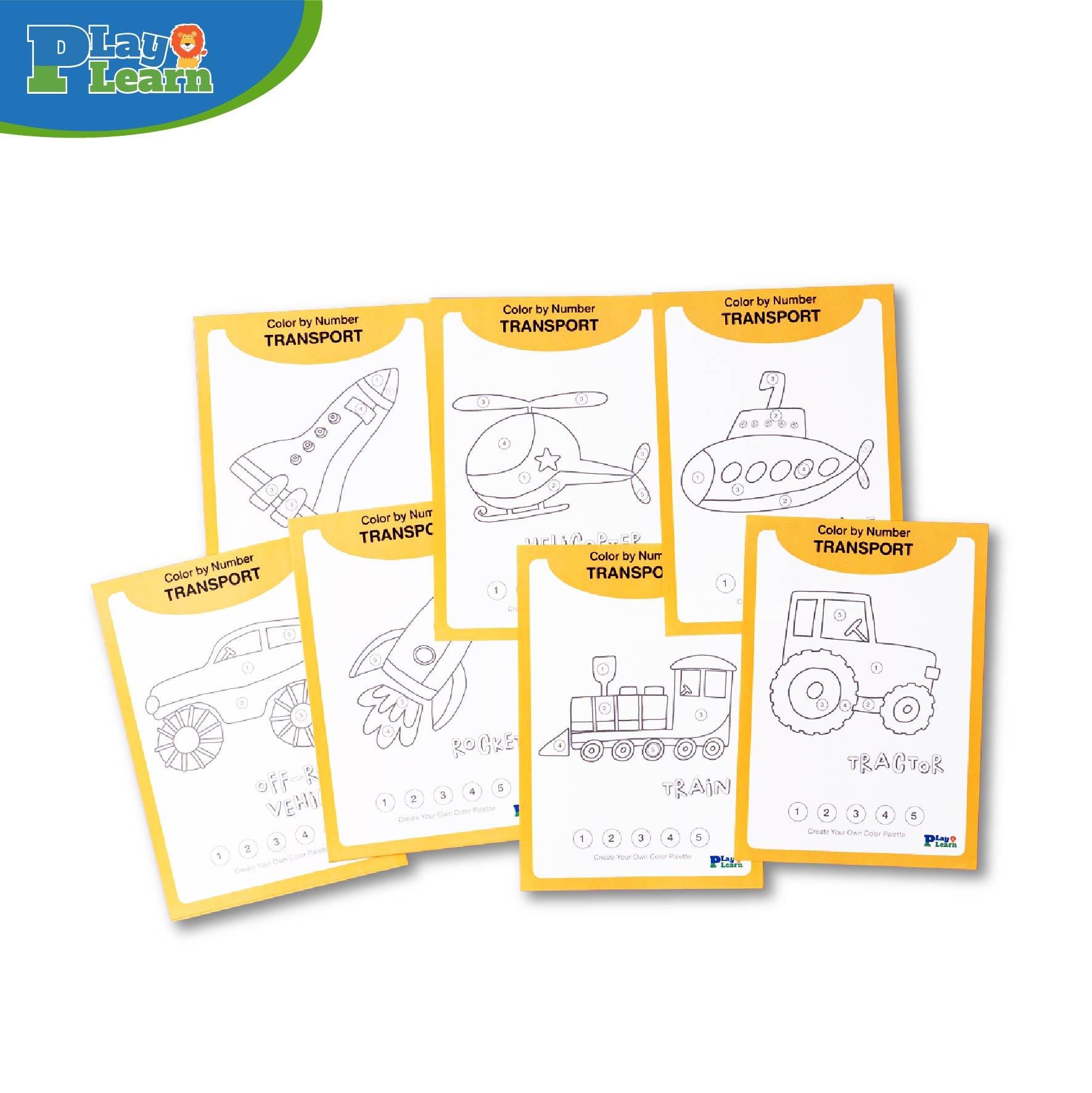 Play Learn Coloring Pad Set A5 | The Nest Attachment Parenting Hub