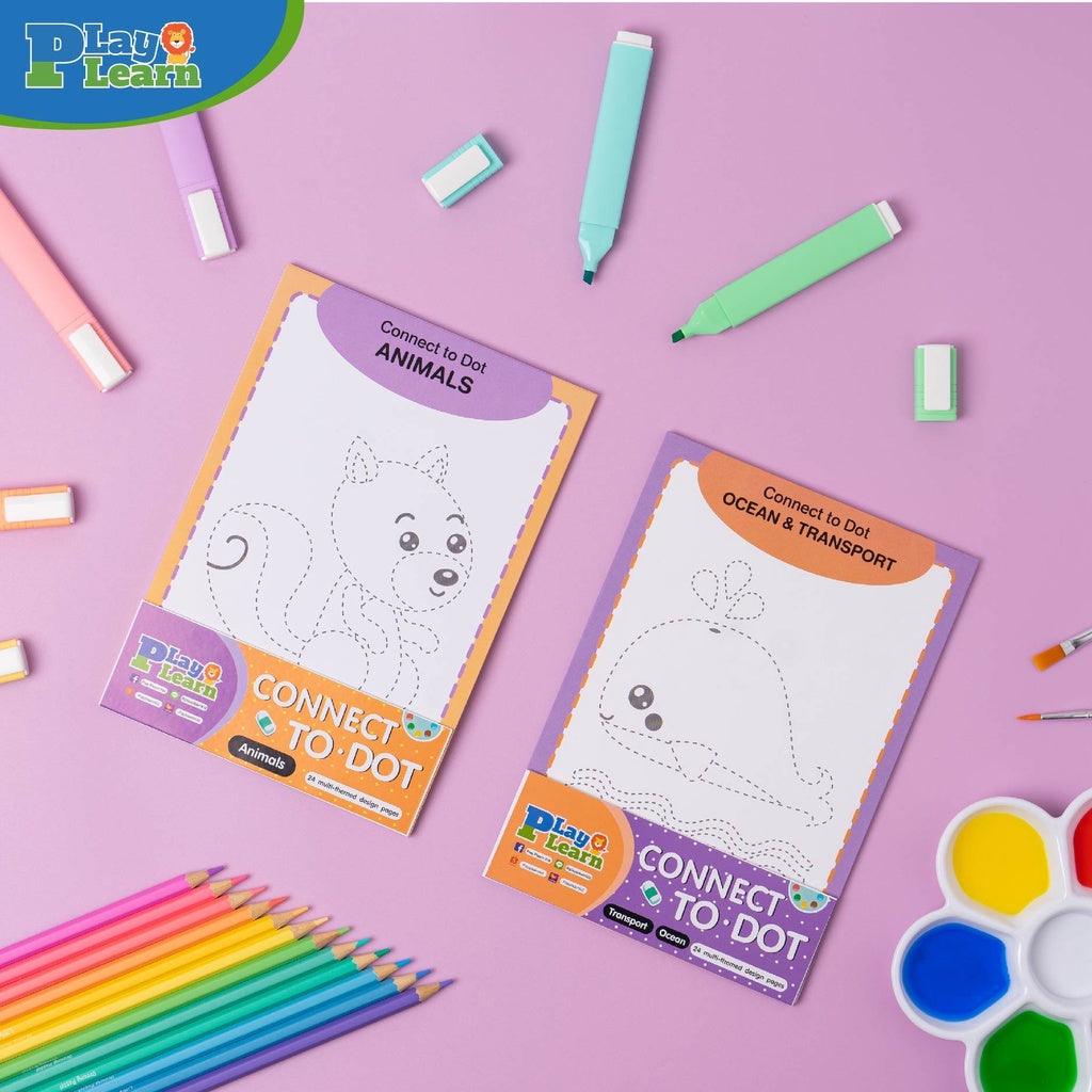 Play Learn Coloring Pad Set A5 | The Nest Attachment Parenting Hub