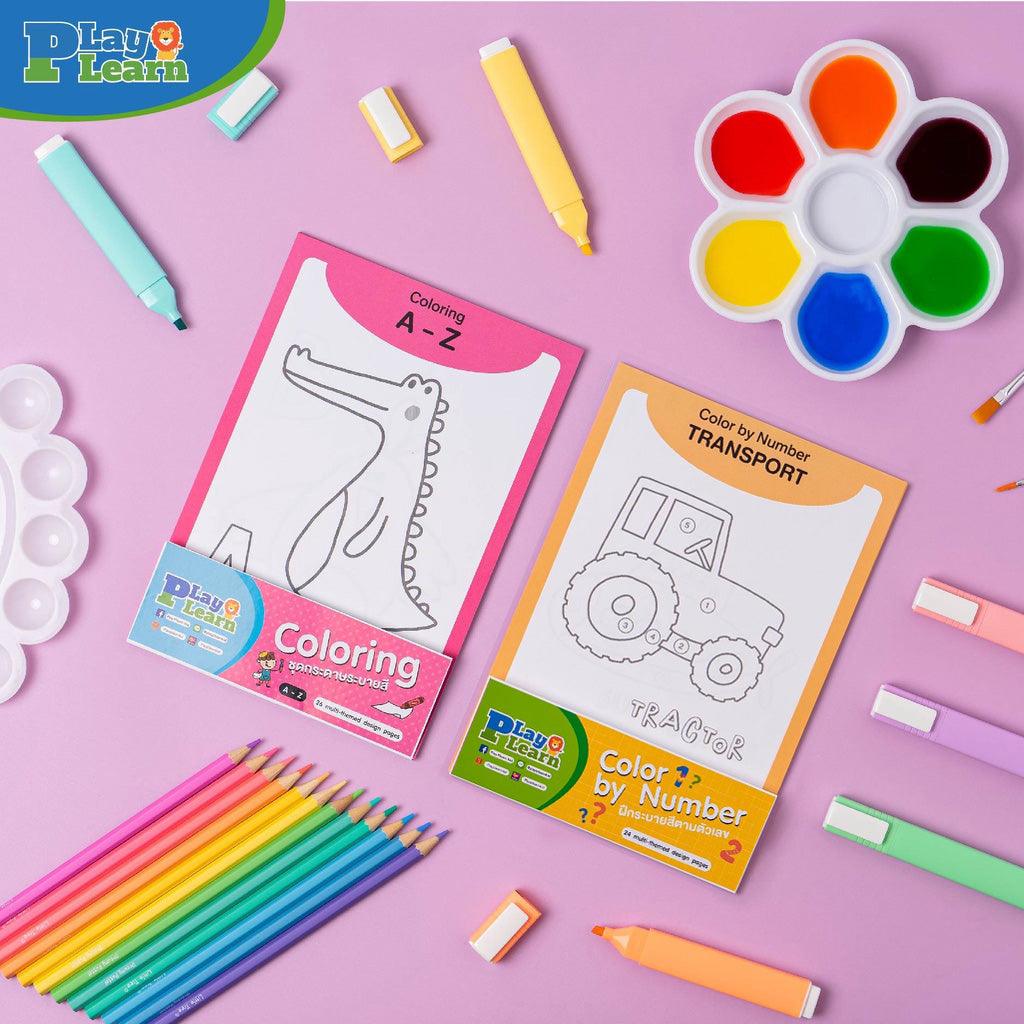 Play Learn Coloring Pad Set A5 | The Nest Attachment Parenting Hub