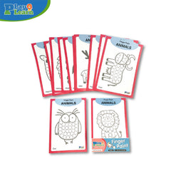 Play Learn Finger Paint Paper Set A5 | The Nest Attachment Parenting Hub