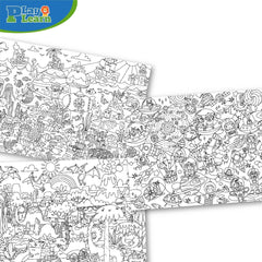 Play Learn Jumbo Coloring Poster Set | The Nest Attachment Parenting Hub