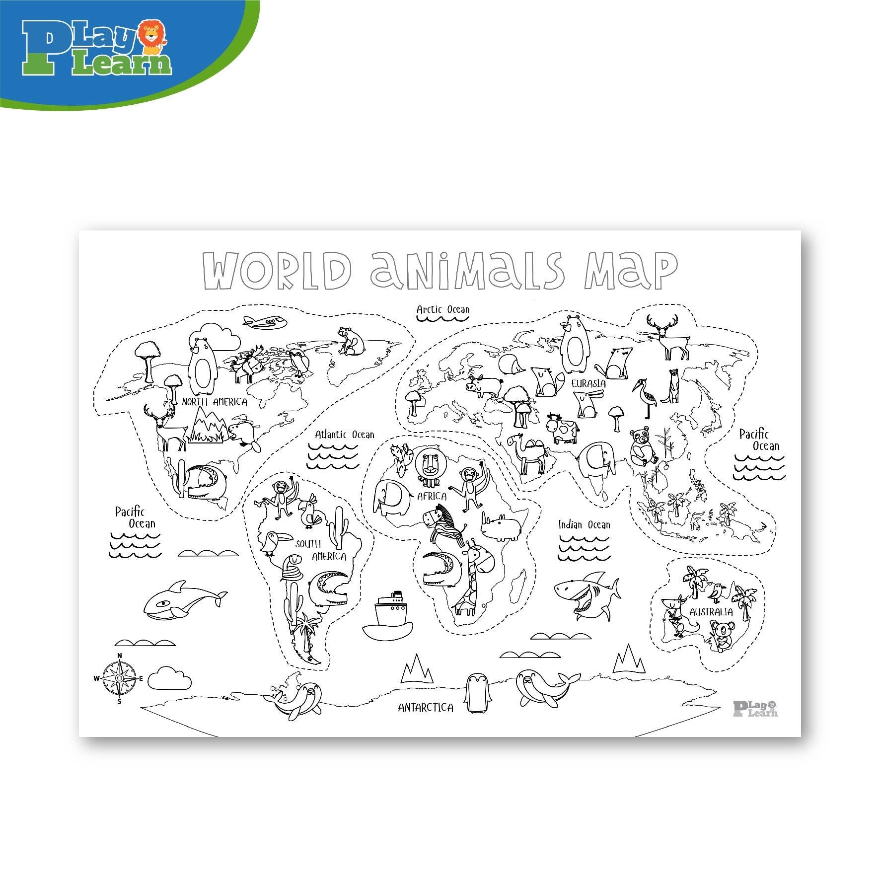 Play Learn Jumbo Coloring Poster | The Nest Attachment Parenting Hub