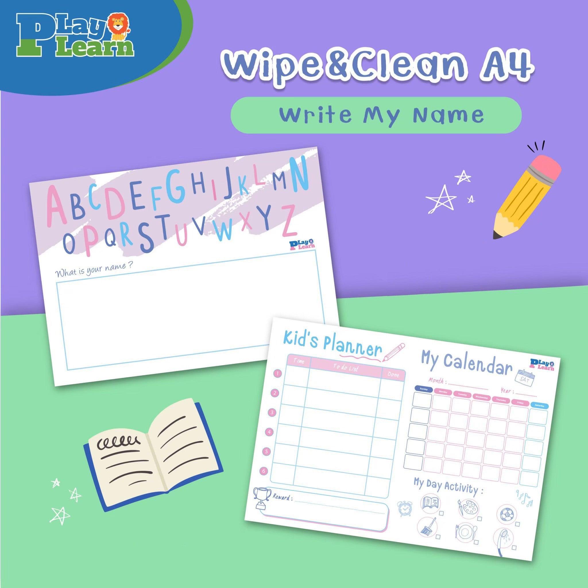 Play Learn Wipe and Clean Pad A4 | The Nest Attachment Parenting Hub
