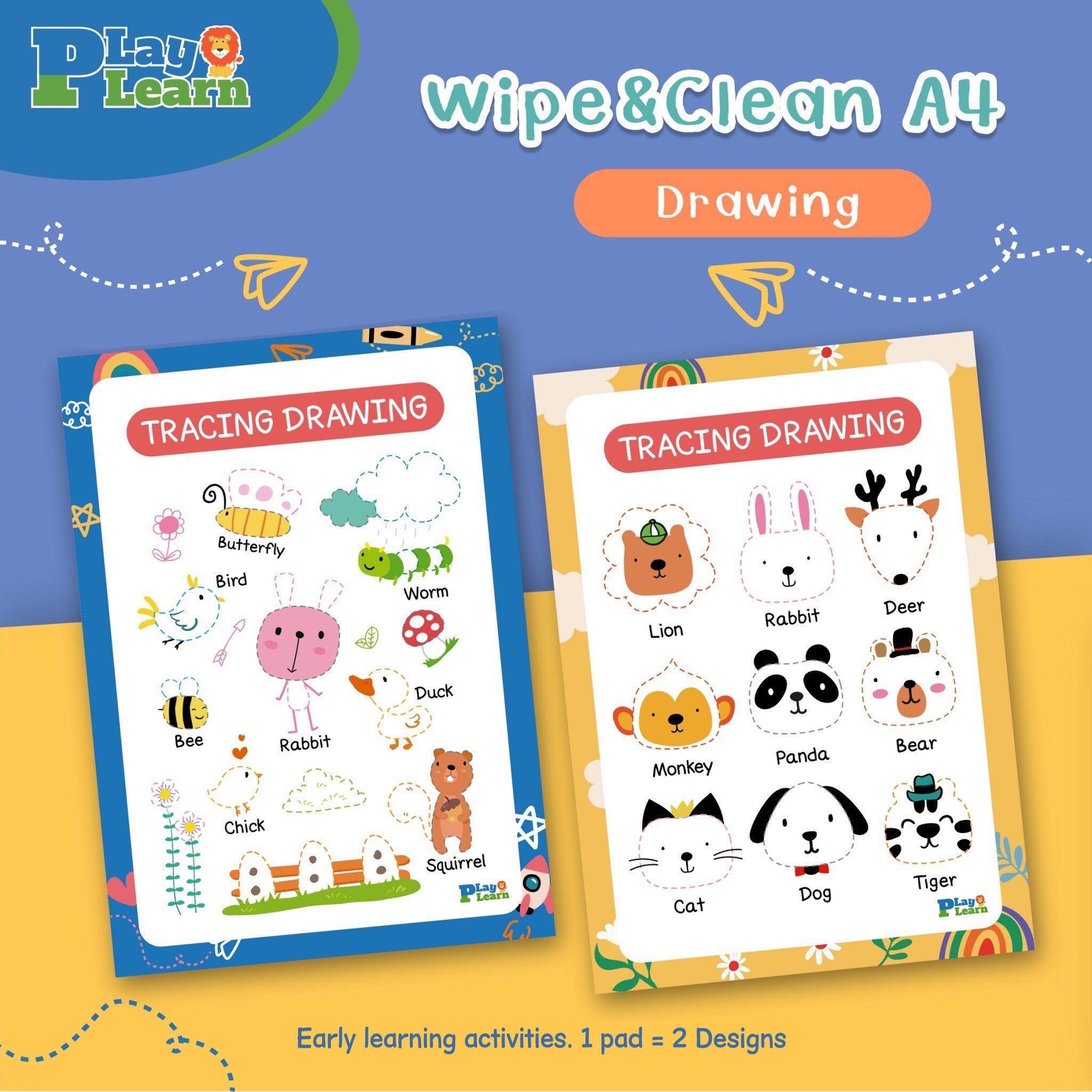 Play Learn Wipe and Clean Pad A4 | The Nest Attachment Parenting Hub