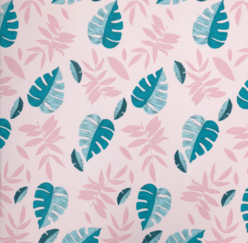 Play with Pieces Pink Leaf / Geo Play Mat | The Nest Attachment Parenting Hub