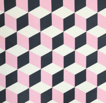 Play with Pieces Pink Leaf / Geo Play Mat | The Nest Attachment Parenting Hub