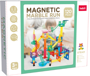 Playdate Kebo Magnetic Marble Run 3y+ | The Nest Attachment Parenting Hub