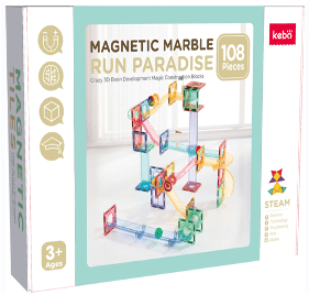 Playdate Kebo Magnetic Marble Run Paradise 3y+ | The Nest Attachment Parenting Hub
