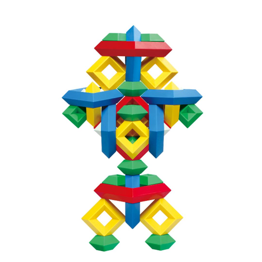 Playdate Kebo Pyramid Building Blocks (90pcs) | The Nest Attachment Parenting Hub