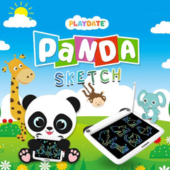 Playdate Panda Sketch | The Nest Attachment Parenting Hub