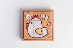 PlayMe Animal Farm Cube Puzzle 1.5+ | The Nest Attachment Parenting Hub