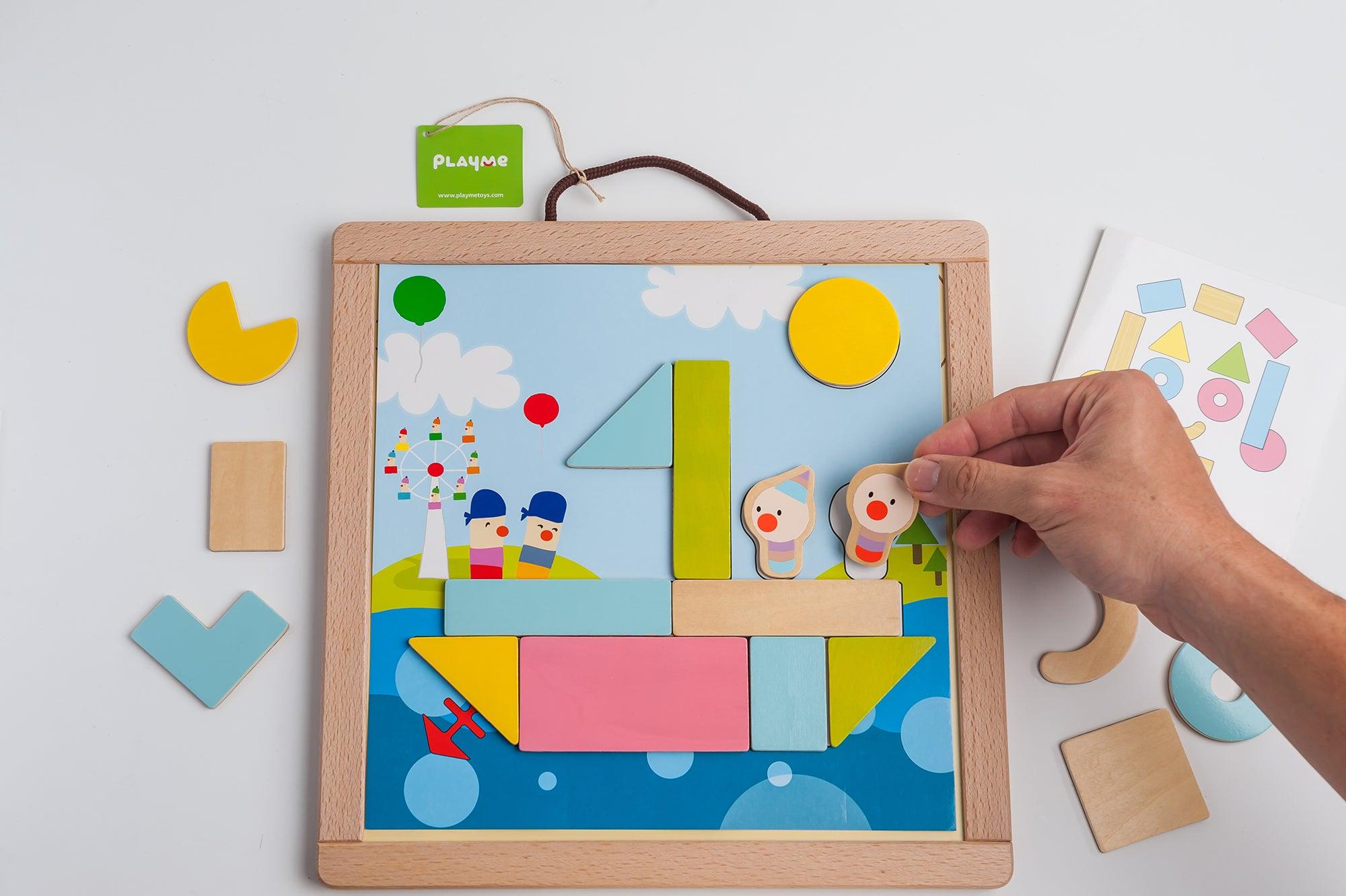 PlayMe Creative Magnetic Puzzle 2+ | The Nest Attachment Parenting Hub