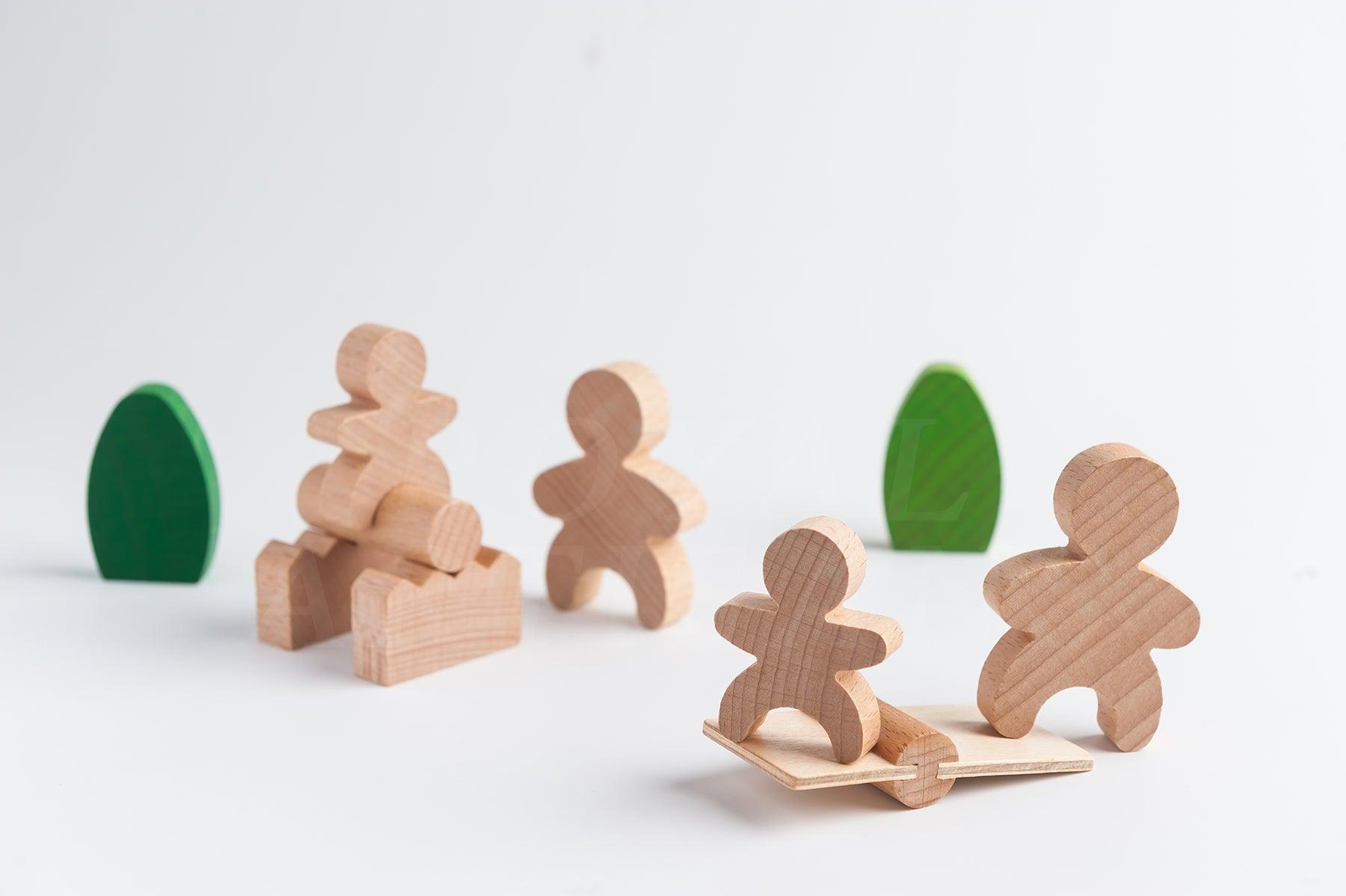 PlayMe Family Domino Expansion Pack - Seesaw Set | The Nest Attachment Parenting Hub