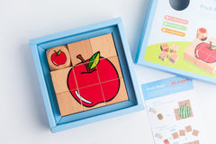 PlayMe Fruit Mart Cube Puzzle 1.5+ | The Nest Attachment Parenting Hub