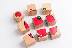 PlayMe Fruit Mart Cube Puzzle 1.5+ | The Nest Attachment Parenting Hub