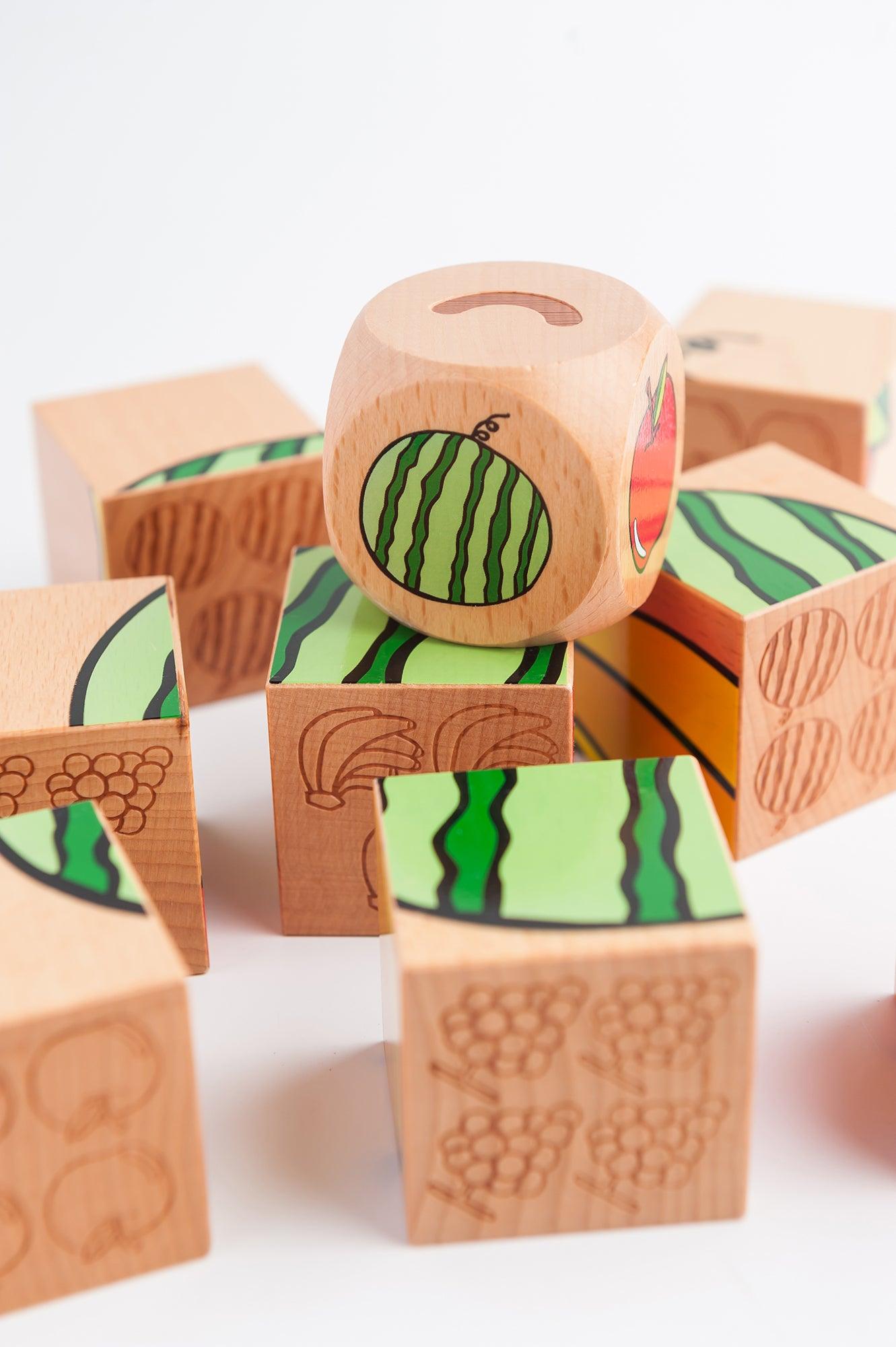 PlayMe Fruit Mart Cube Puzzle 1.5+ | The Nest Attachment Parenting Hub