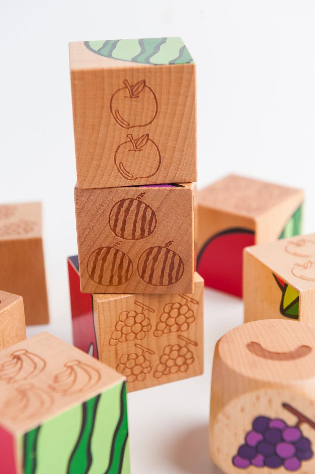 PlayMe Fruit Mart Cube Puzzle 1.5+ | The Nest Attachment Parenting Hub