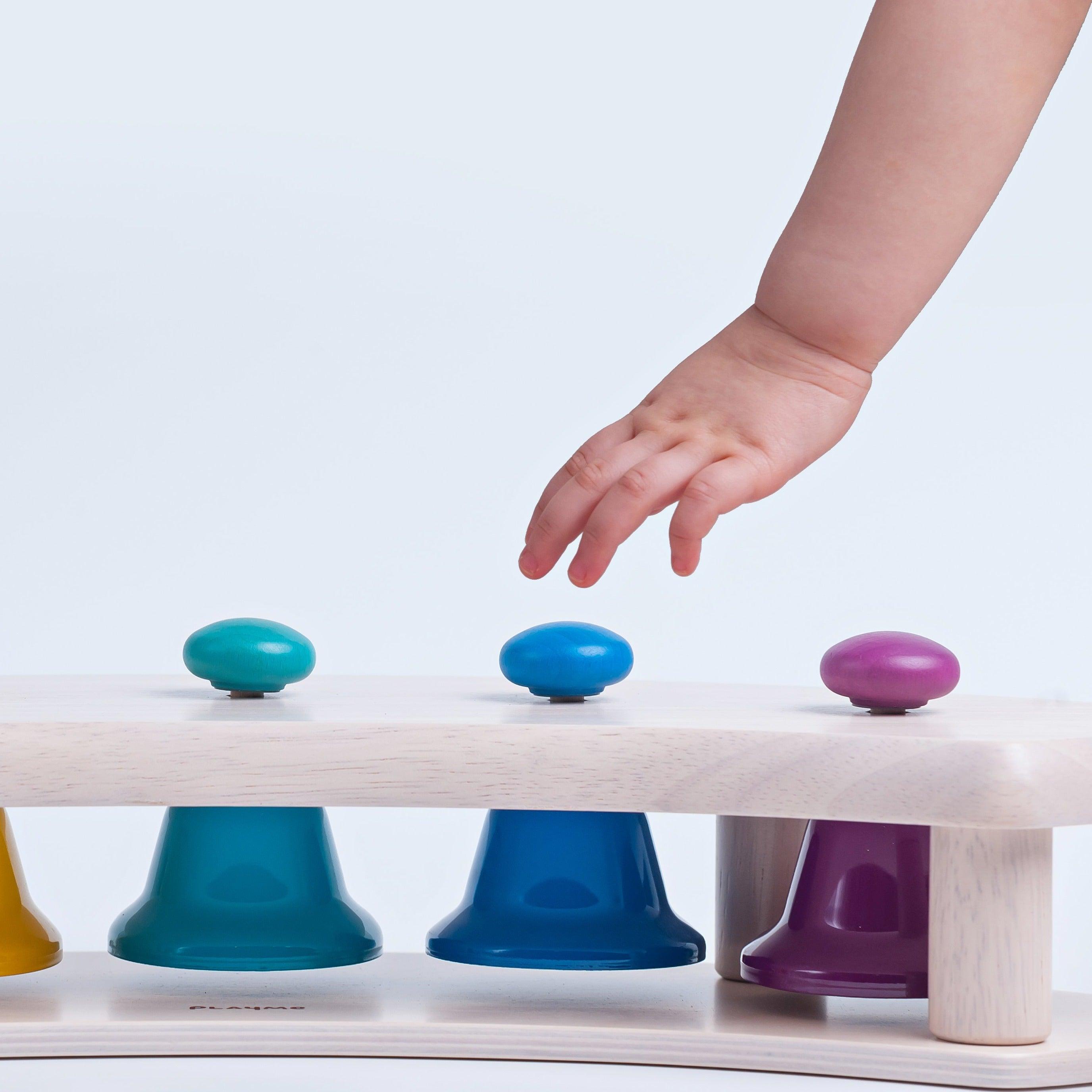 PlayMe Pat Bells 5 Bells Pentatonic Scale | The Nest Attachment Parenting Hub