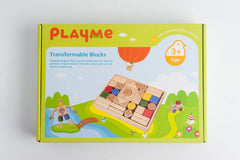 PlayMe Transformable Blocks 40 pc Set | The Nest Attachment Parenting Hub
