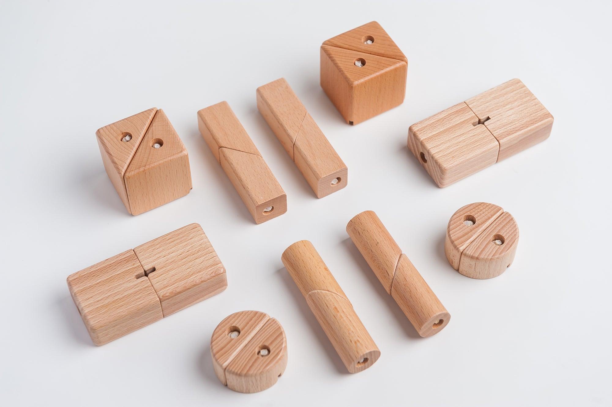 PlayMe Transformable Blocks 40 pc Set | The Nest Attachment Parenting Hub