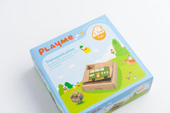 PlayMe Transportation Cube Puzzle 1.5+ | The Nest Attachment Parenting Hub