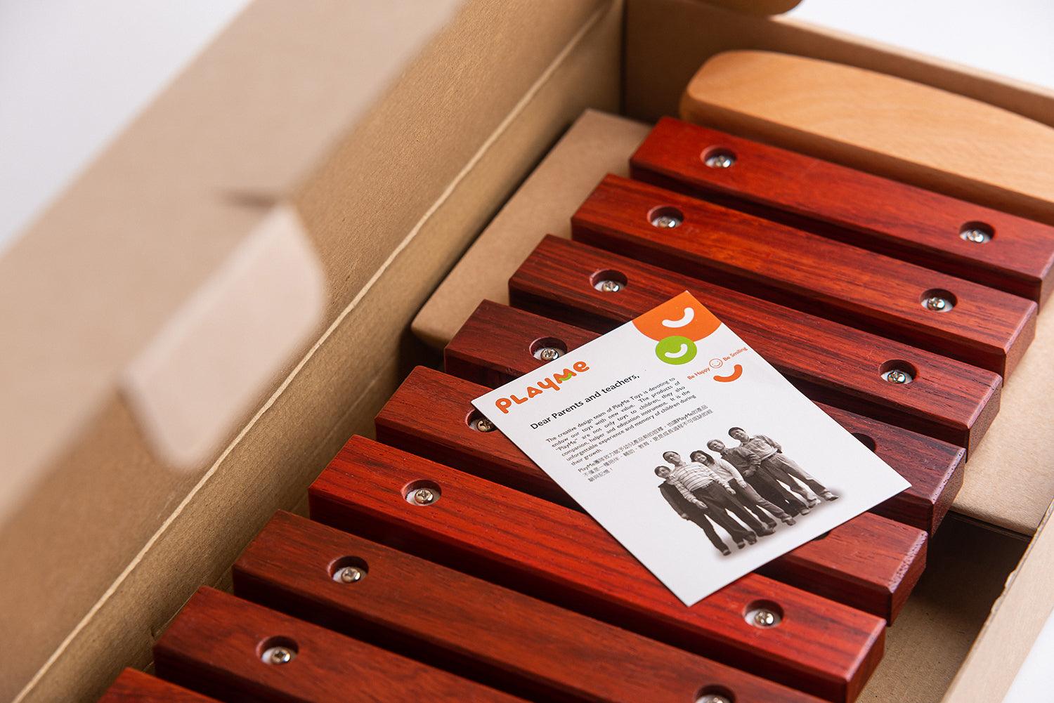 PlayMe Wooden Xylophone 12 Keys 3+ | The Nest Attachment Parenting Hub