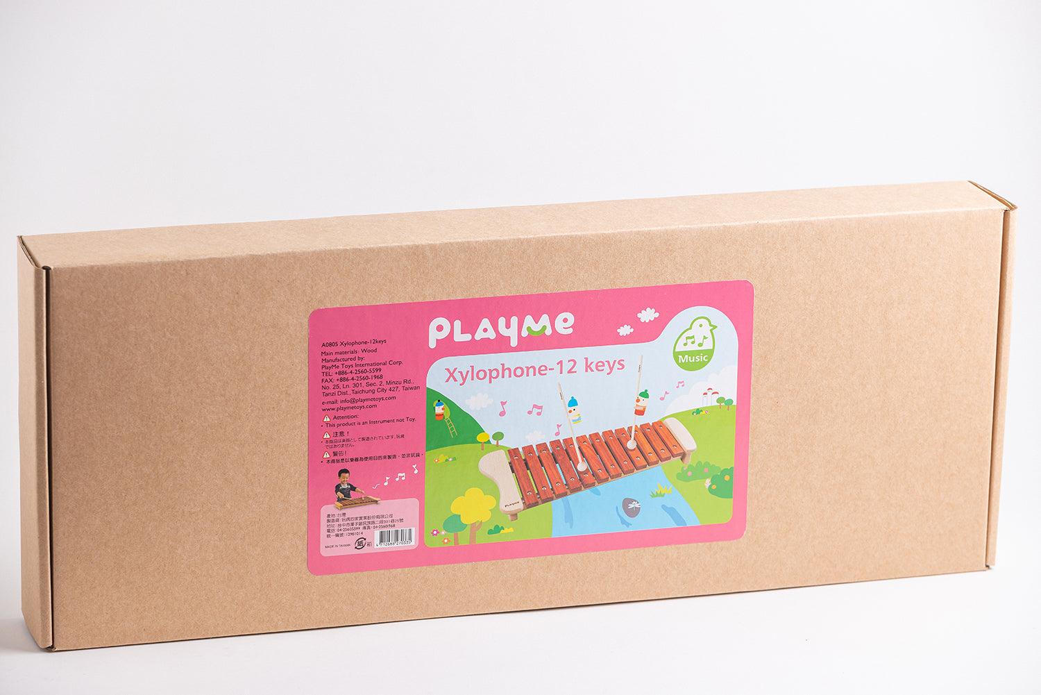 PlayMe Wooden Xylophone 12 Keys 3+ | The Nest Attachment Parenting Hub