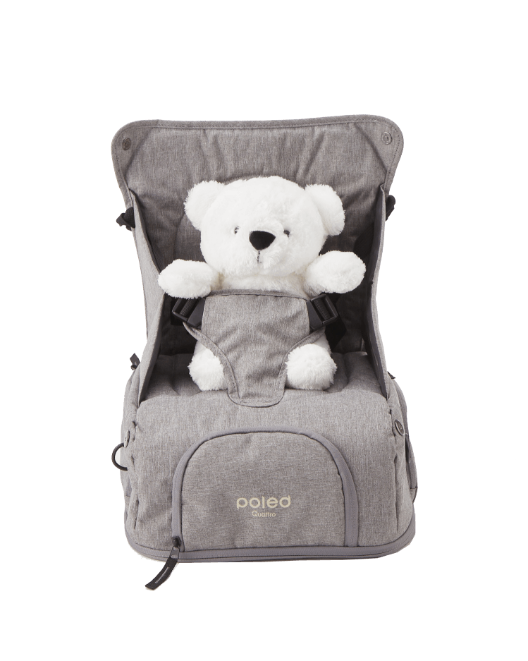 Poled Going Bear Bag & Booster Seat | The Nest Attachment Parenting Hub