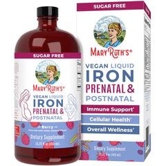 MaryRuth's Prenatal & Postnatal Iron Liquid 450ml