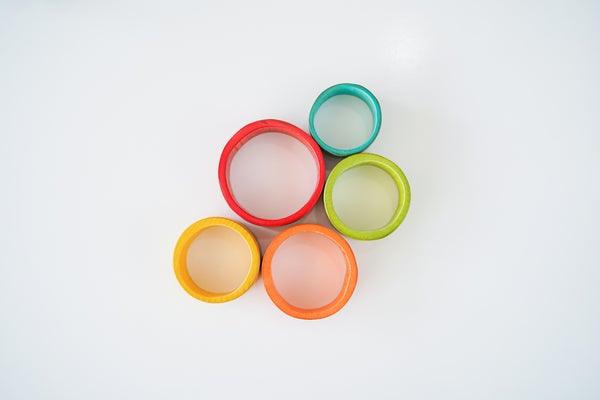 QToys Bamboo Stacking Rings 657 | The Nest Attachment Parenting Hub