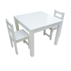 Qtoys Children's White Table & Chair Set 033 & 091 | The Nest Attachment Parenting Hub