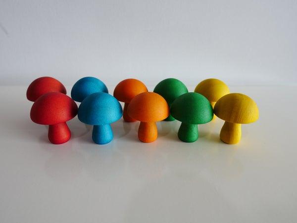 QToys Colored Mushroom 489 | The Nest Attachment Parenting Hub