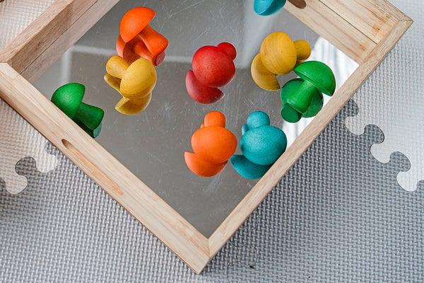 QToys Colored Mushroom 489 | The Nest Attachment Parenting Hub