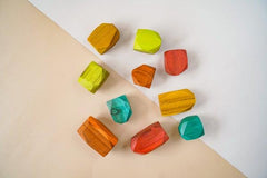 QToys Colored Wooden Gems 669 | The Nest Attachment Parenting Hub