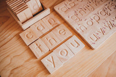 QToys Lowercase Letters Spelling Tiles | The Nest Attachment Parenting Hub
