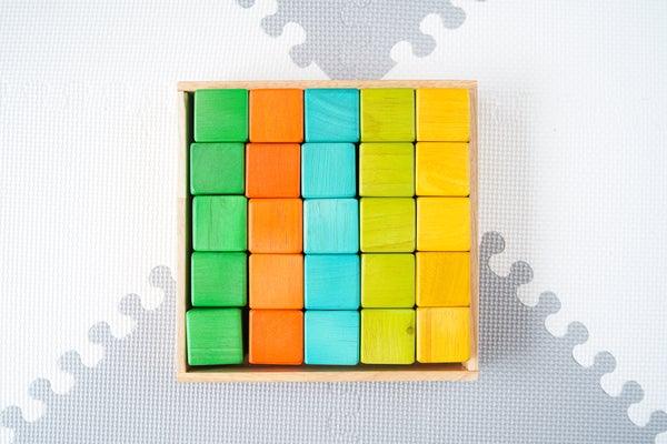 QToys My First Block Set (Colored) 662 | The Nest Attachment Parenting Hub