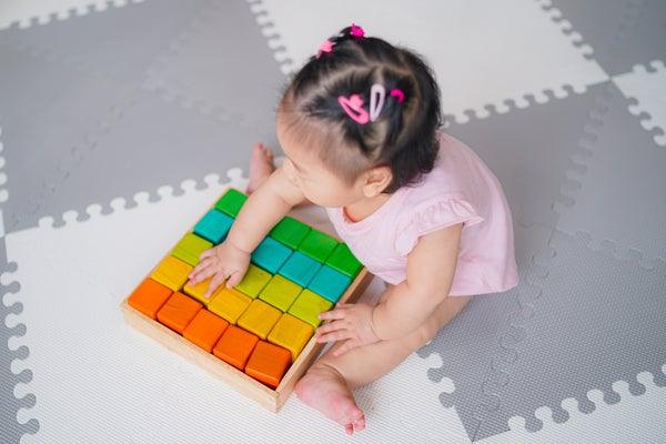 QToys My First Block Set (Colored) 662 | The Nest Attachment Parenting Hub