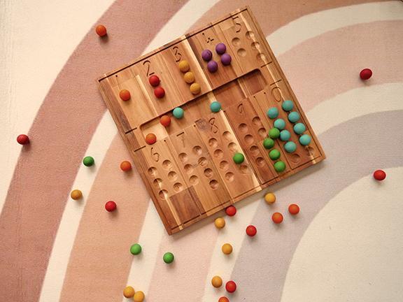 QToys Natural Counting Board 948 | The Nest Attachment Parenting Hub