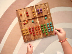 QToys Natural Counting Board 948 | The Nest Attachment Parenting Hub