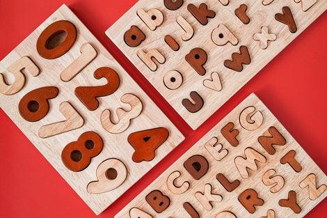 QToys Natural Number Puzzle 951 | The Nest Attachment Parenting Hub