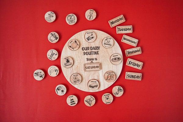 Qtoys Our Daily Routine Circle 699 | The Nest Attachment Parenting Hub